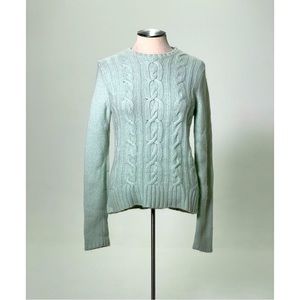 Gap Aqua Cable Knit Sweater